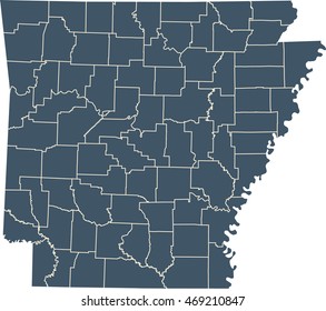 map of Arkansas