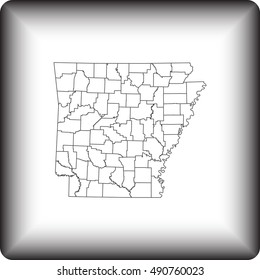 map of Arkansas