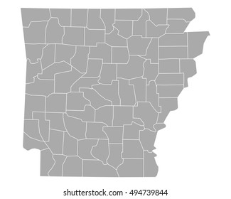 Map of Arkansas