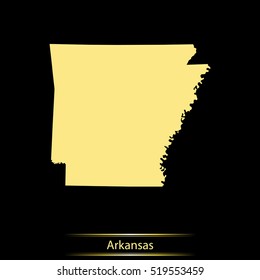 map of Arkansas