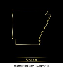 map of Arkansas