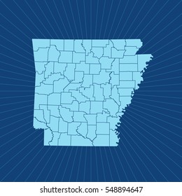 map of Arkansas