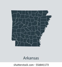 map of Arkansas