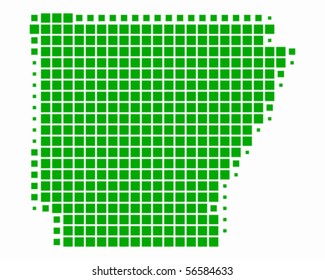 Map of Arkansas
