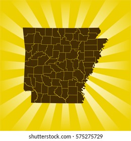 map of Arkansas