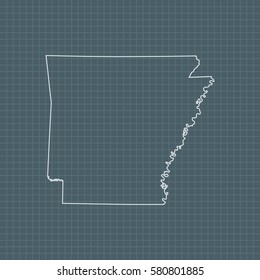 map of Arkansas
