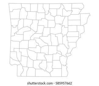 Map of Arkansas