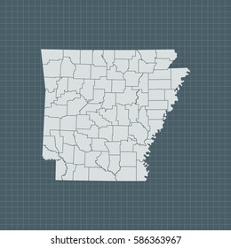 map of Arkansas