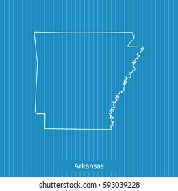 map of Arkansas