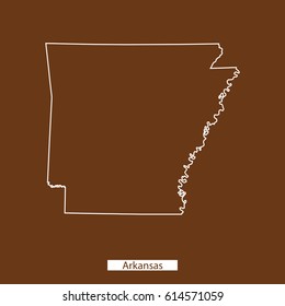 map of Arkansas