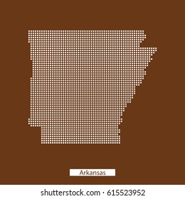 map of Arkansas