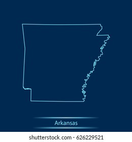 map of Arkansas