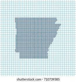 map of Arkansas