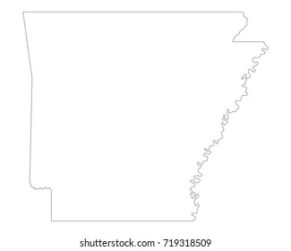 Map of Arkansas
