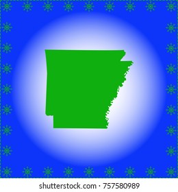 map of  arkansas