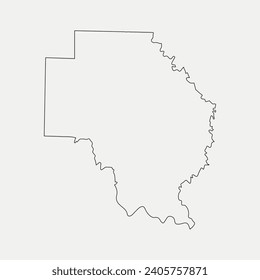 Map of Arkansas-County - Arkansas - United States outline silhouette graphic element Illustration template design
 svg
