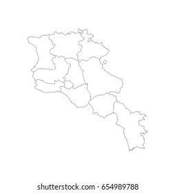 map of Armenia