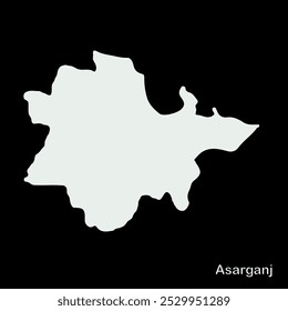 Mapa de Asarganj Block, Distrito de Munger, Estado de Bihar, República de la India, Gobierno de Bihar, territorio indio, India oriental, política, aldea, turismo
