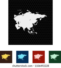 map of Asia