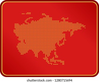 map of Asia