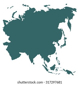 Map of Asia