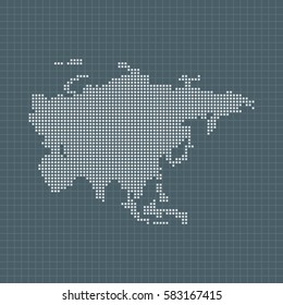 map of Asia