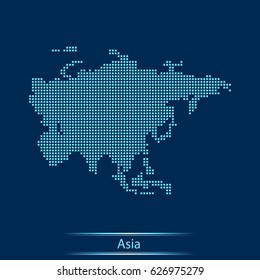 map of Asia