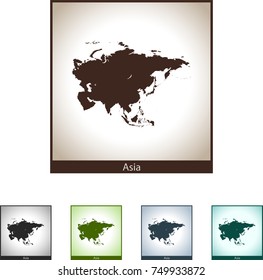 map of Asia