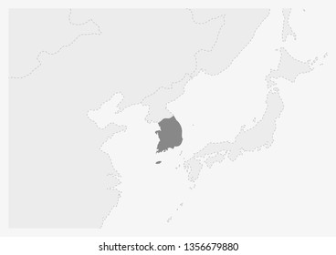South Korea And Philippines Map Map Asia Highlighted South Korea Map Stock Vector (Royalty Free) 1356679880  | Shutterstock