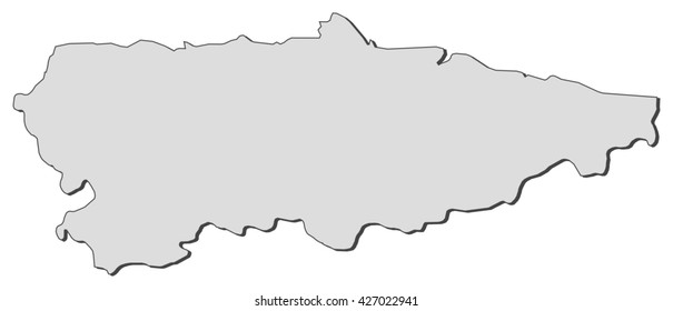 Map - Asturias (Spain)