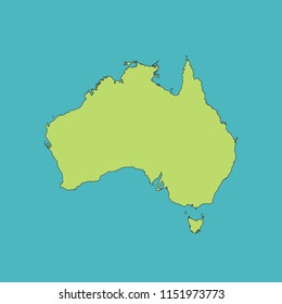 map of Australia
