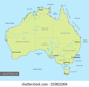 Map of Australia