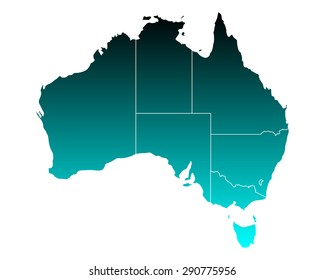 Map of Australia