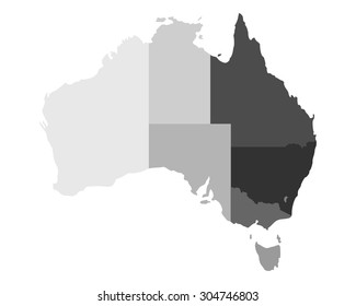 Map of Australia