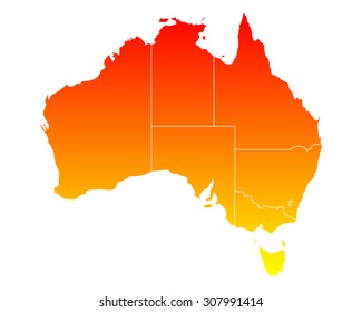 Map of Australia