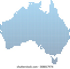 map of Australia