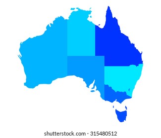 Map of Australia