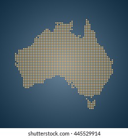 Map Australia Stock Vector Royalty Free Shutterstock