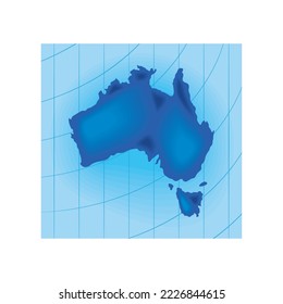 map of australia icon isolated