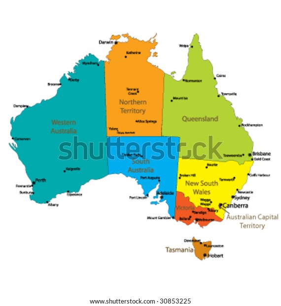 australie map