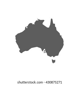 Map of Australia Vector Illustration