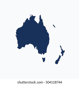 Map of Australia.Australia map blank. Australia map vector. 