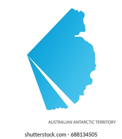 Map of Australian Antarctic Territory