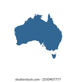 Mapa de australiano, sinal silhueta. World Map Globe (em inglês). Ilustração de vetor isolada em plano de fundo transparente. continente africano.