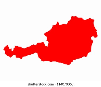 Map of Austria