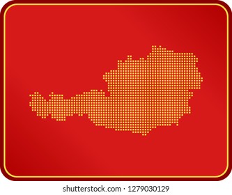 map of Austria
