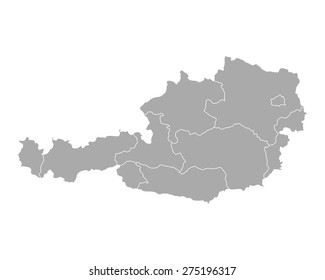 Map of Austria