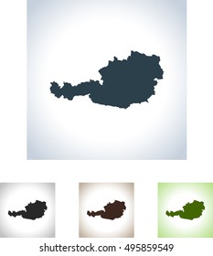map of Austria