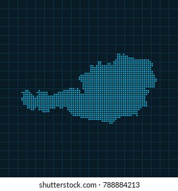 map of Austria