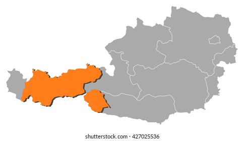 Map - Austria, Tylor